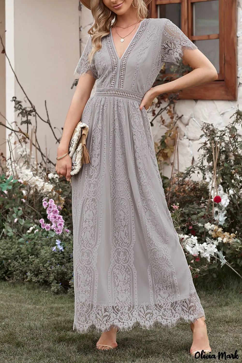 Olivia lace maxi dress Clearance